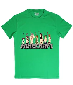 Майнкрафт аниме на зеленой